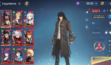 CONTA SOLO LEVELING: ARISE | 137.121 Núcleos | 1000 Tiros padrão | Muito recurso