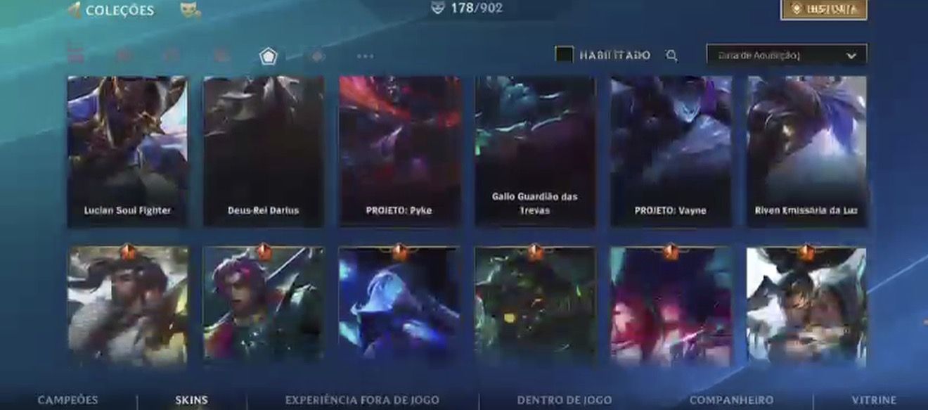 Conta Premium 178 Skins main yasuo