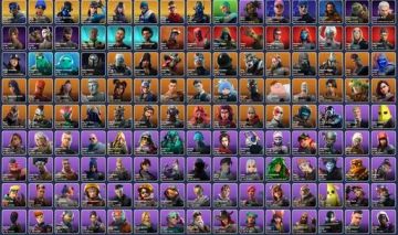 CONTA FORTNITE COM 178 SKINS! | Coleção gigante + skins raras