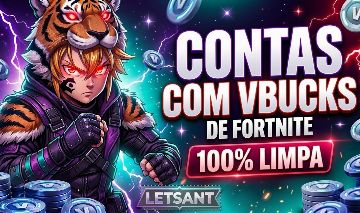 Contas Fortnite com V-BUCKS | Promoção de Maio | Melhor Preço