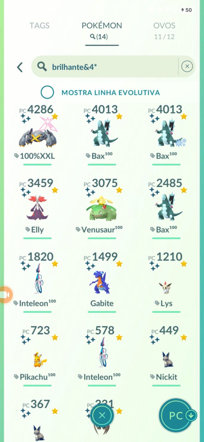 Pokemon go conta lv72 top