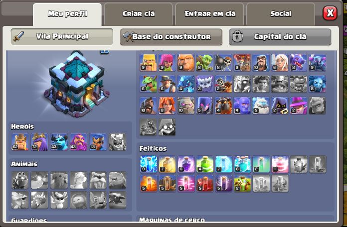 CONTA CLASH OF CLANS TOP À VENDA | CONTA FORTE + PRONTA PARA JOGAR