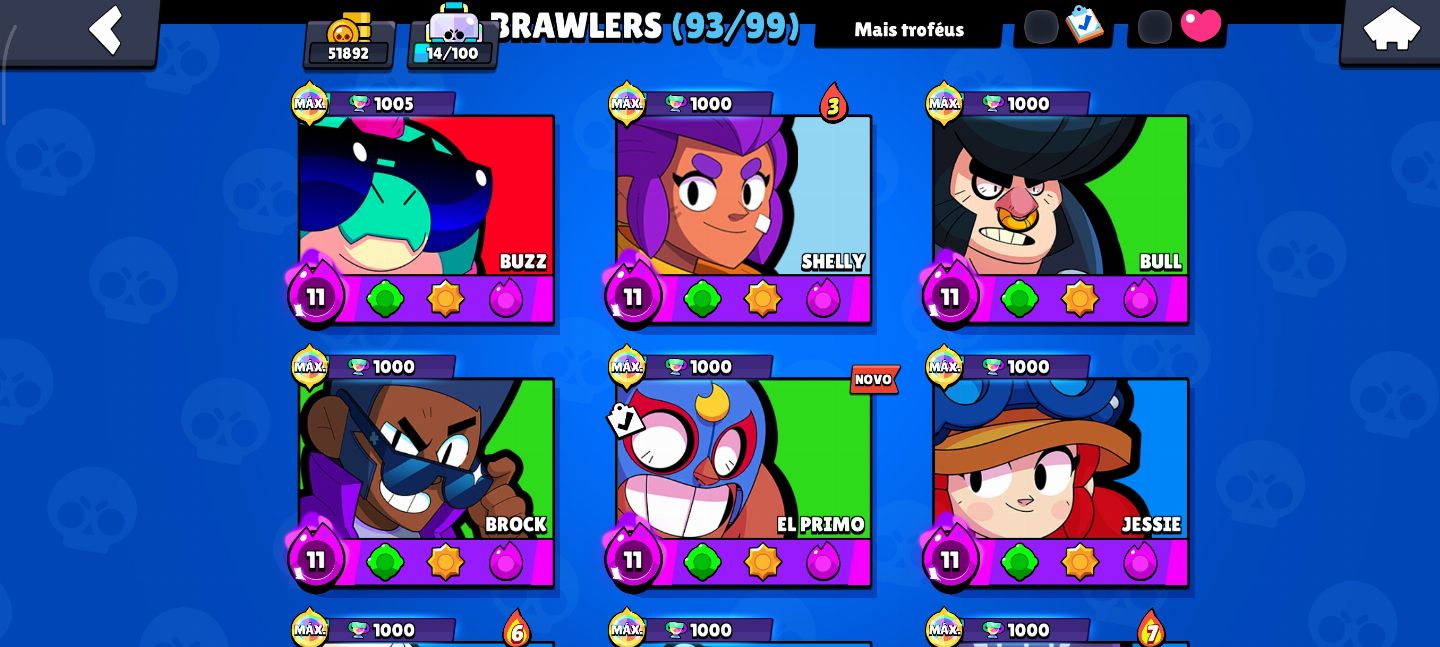 Conta de brawl 50k de troféus, MELHOR PREÇO DO SITE