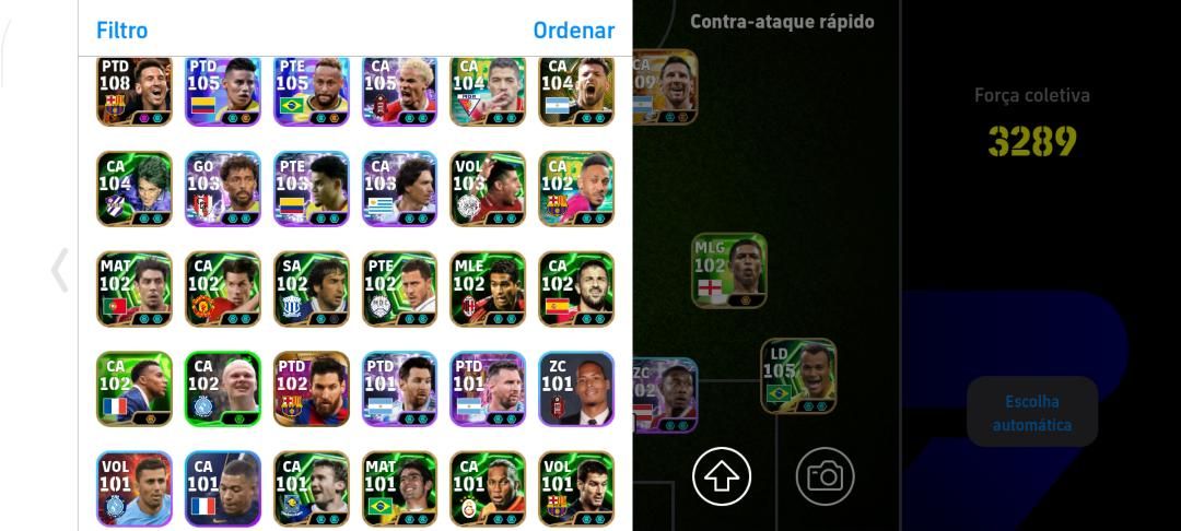 CONTA EFOOTBALL ENDGAME! Messi, Neymar, Ronaldinho, Yamal, Rice e Ibrahimovic