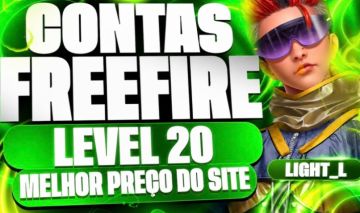 MELHORES CONTAS DE FREFIRE LEVEL 20 + BRINDE!! (FULL ACESSO)