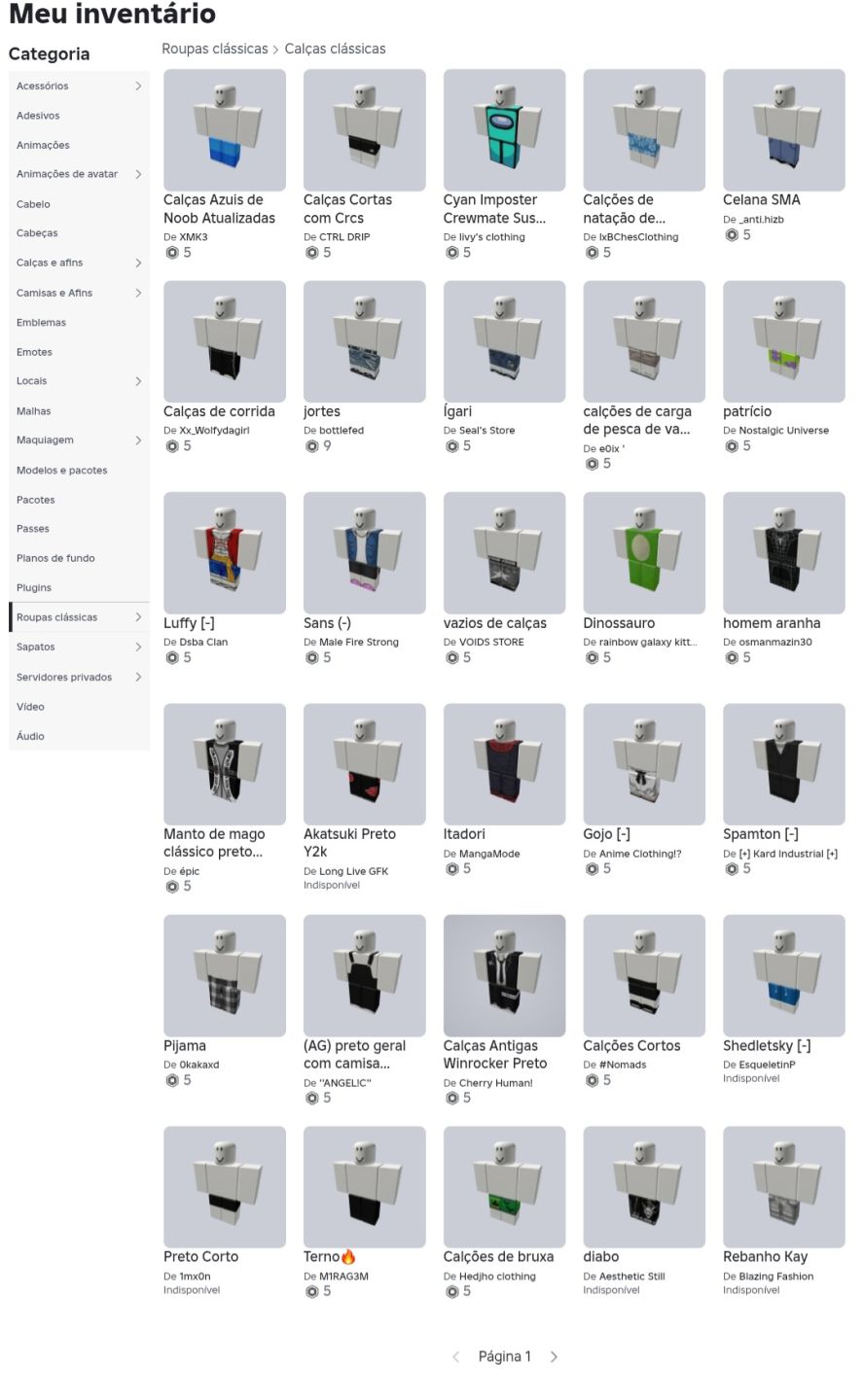 Conta de Roblox Upada e com diversas skins!!