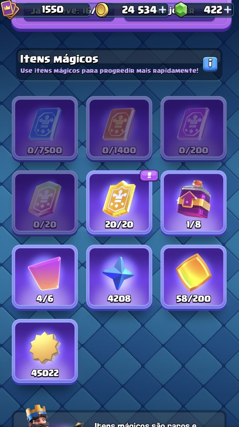 Conta Clash Royale Lv16