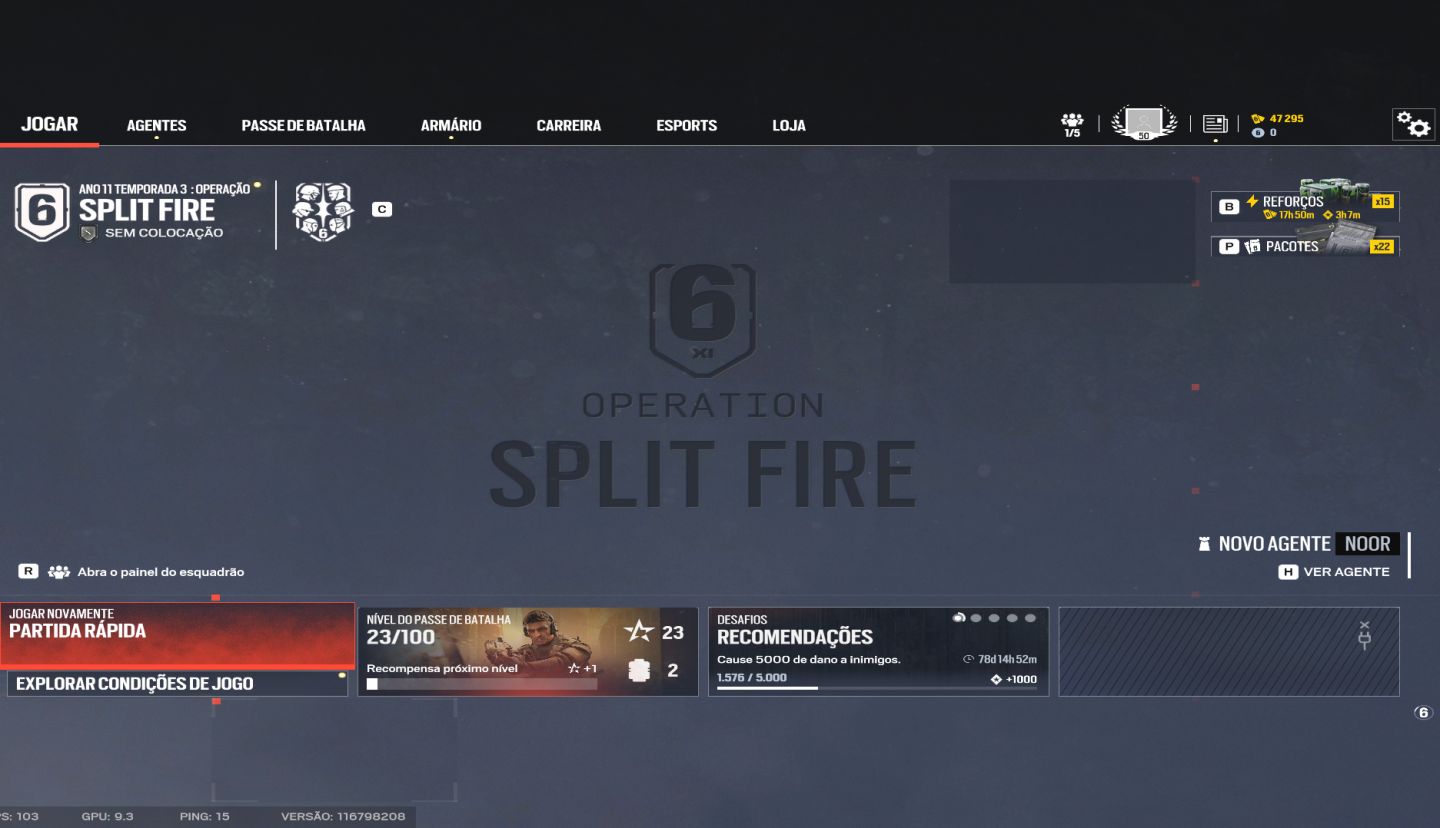 CONTA LVL +50 PRONTA PARA RANKED NO R6