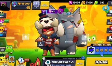 Conta Brawl 46K 101/107 - 214 Skins - 13 P11 Hyper - Prest 25
