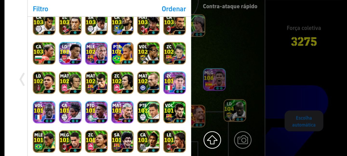 Conta braba de efootball