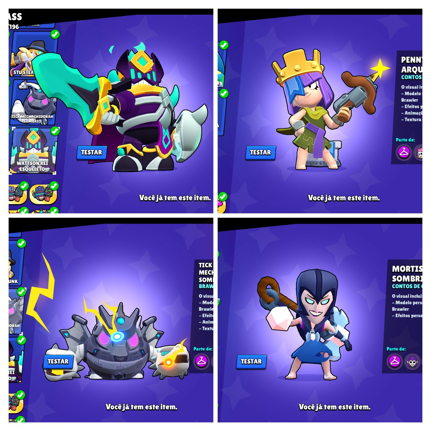 CONTA BRAW 113K | 473 SKINS - 91 PERSONAGENS NO PODER 11 E FAMA METEORICA TRES