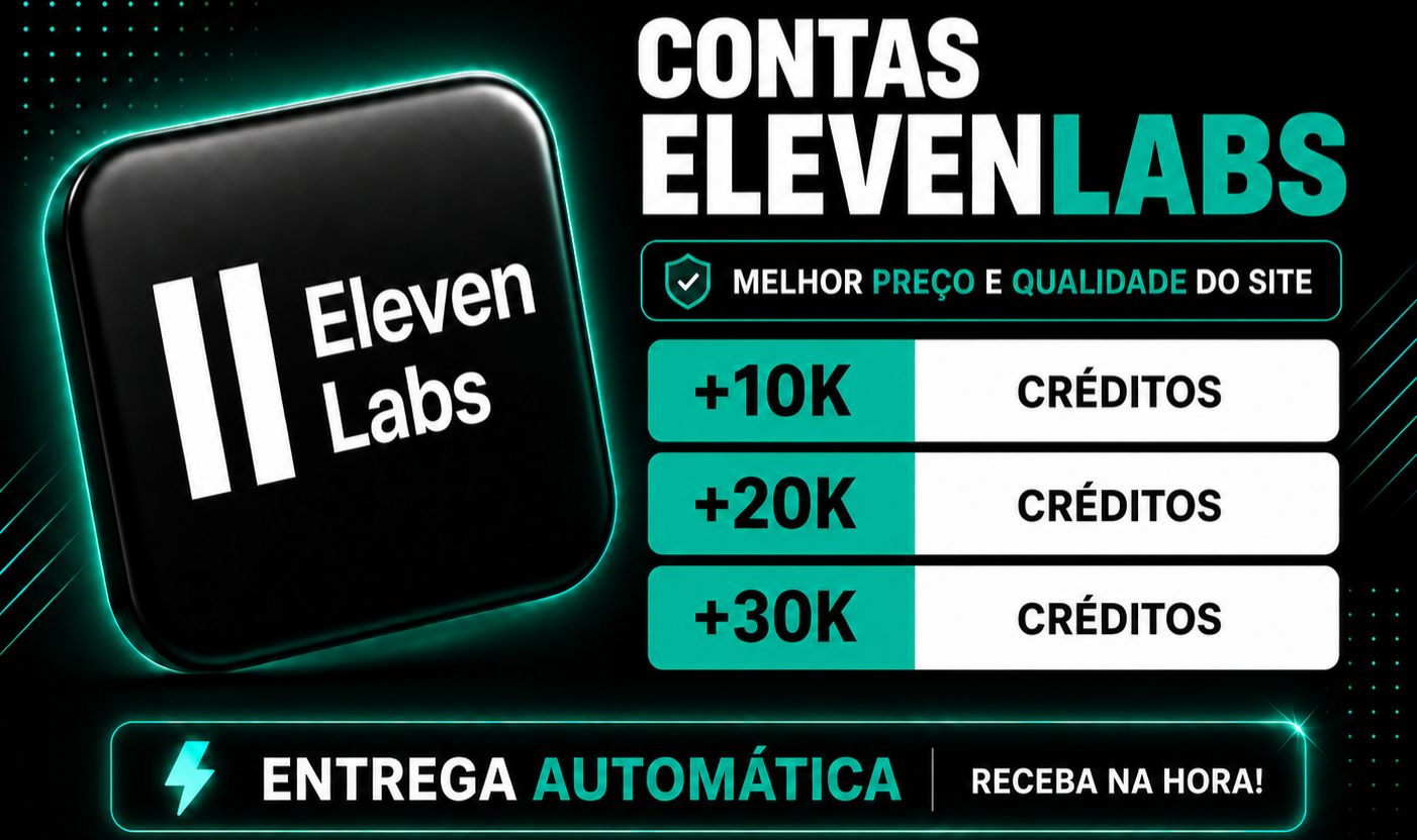 ELEVEN LABS +10K +20K +30K DE CRÉDITOS | ENTREGA AUTOMÁTICA