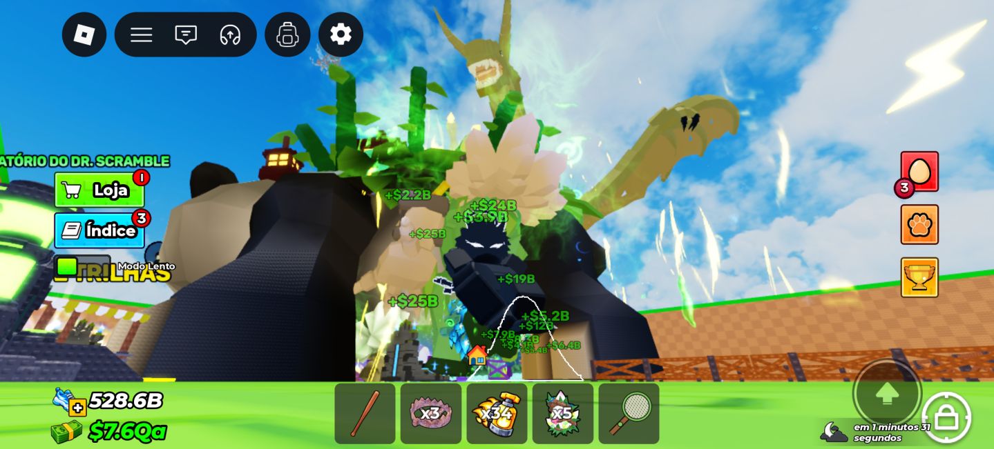 CONTA STEAL AN EGG | 529,9B DE VELOCIDADE | $7,7Qa | 19 PETS ATIVOS