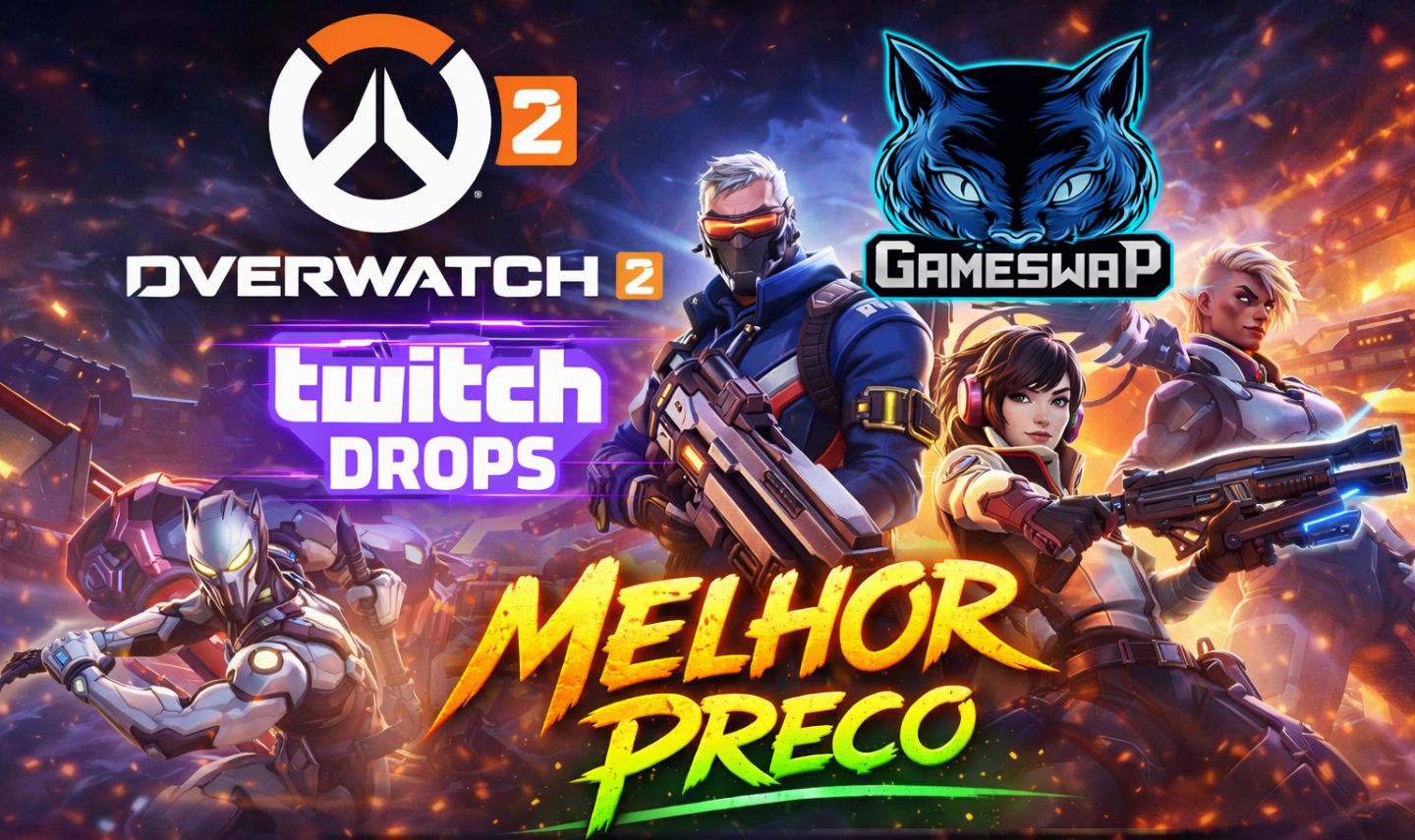 OVERWATCH 2 - TWITCH DROPS - MENOR PREÇO [entrega rápida - itens na descrição]