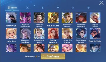 CONTA HONOR OF KINGS skins de parceria e limitadas ( BARATA )