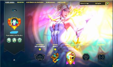 LUX ELEMENTALISTA ULTIMATE + [ RANQUEADA DESBLOQUEADA ] + TROCA NICK DISPONÍVEL