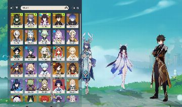 GENSHIN Conta com time premium nefer +flins + alguns outros t5 limitados