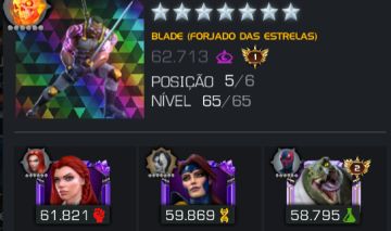 Conta Marvel Torneio de Campeões Nível 66 Marvel Contest of Champions Account