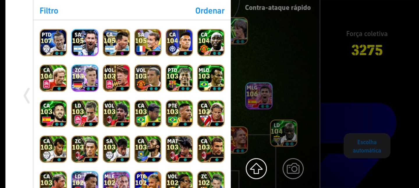 Conta braba de efootball