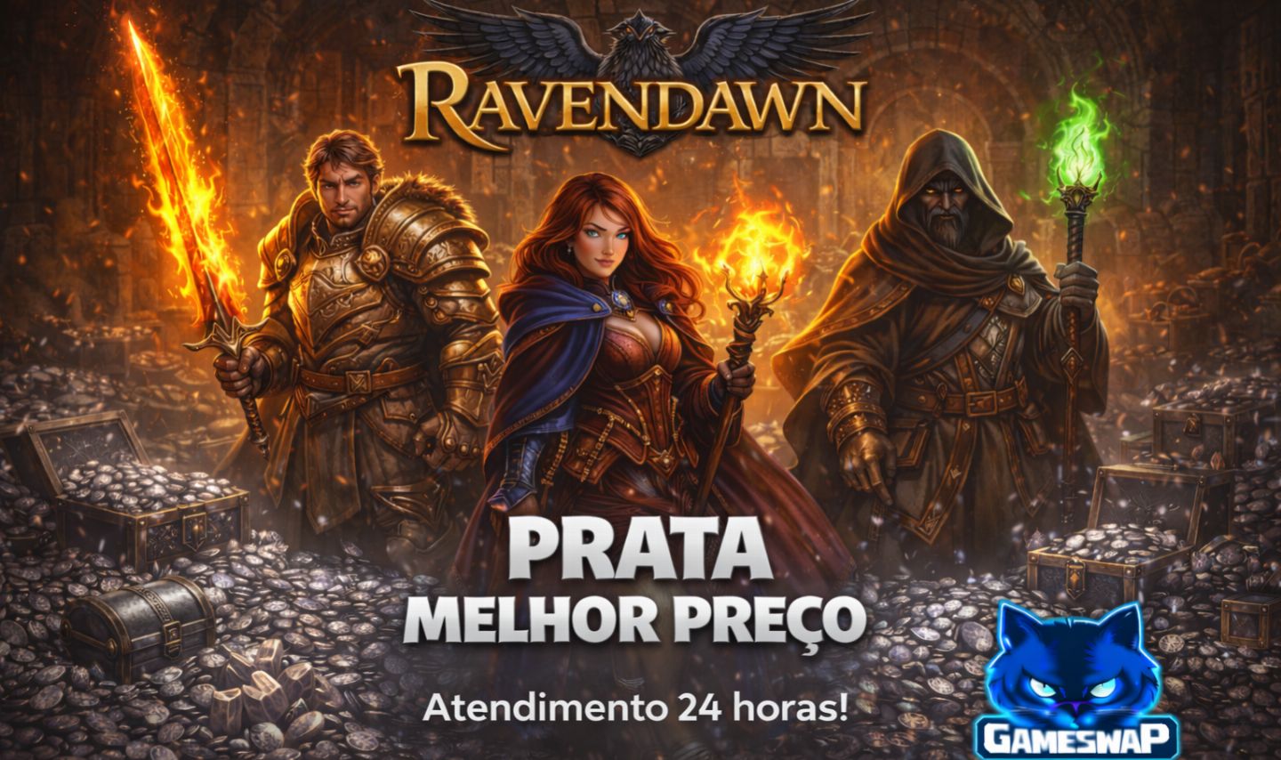 [MENOR PREÇO] RAVENDAWN - PRATA - ONLINE 24 HORAS