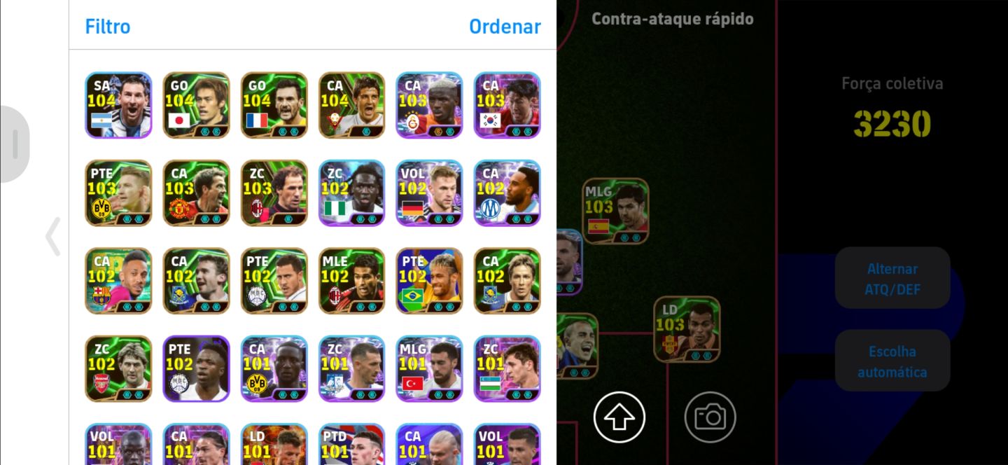 CONTA eFOOTBALL À VENDA FORÇA 3230 + ELENCO FORTE!
