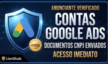 Contas Google Ads Verificadas 1x CNPJ