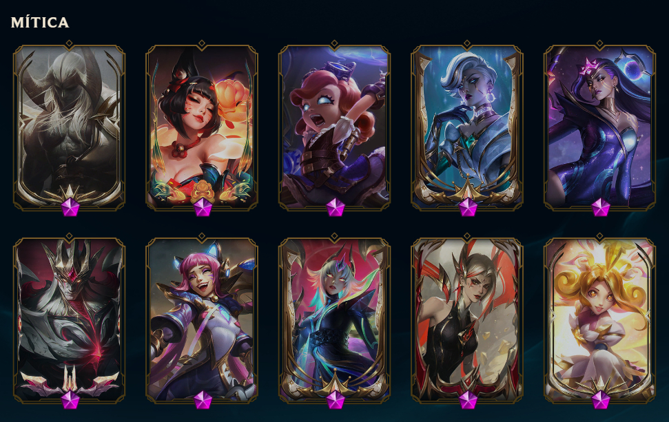 Conta Lol Morgana exaltada, Jinx exaltada, Dentre outras (preço negociável)