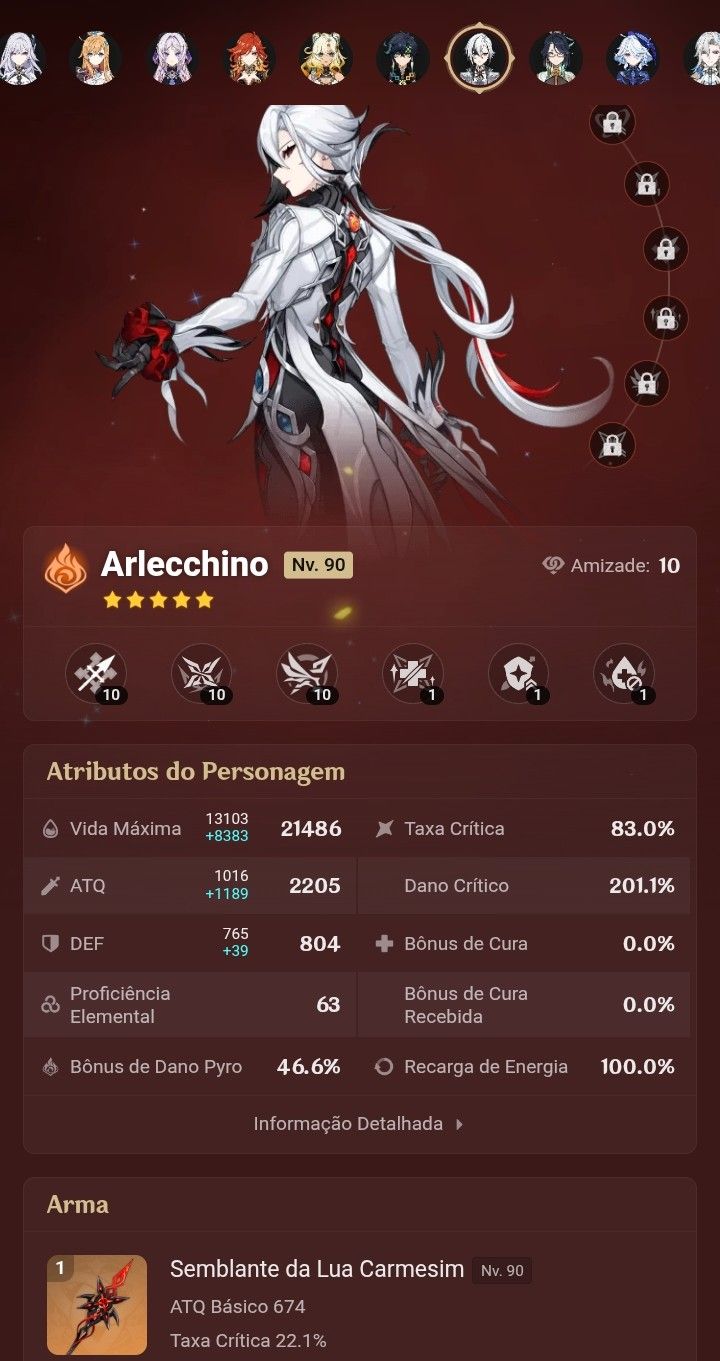 Genshin impact - AR60 Mavuika C2 R1. 100% da maioria de exploração