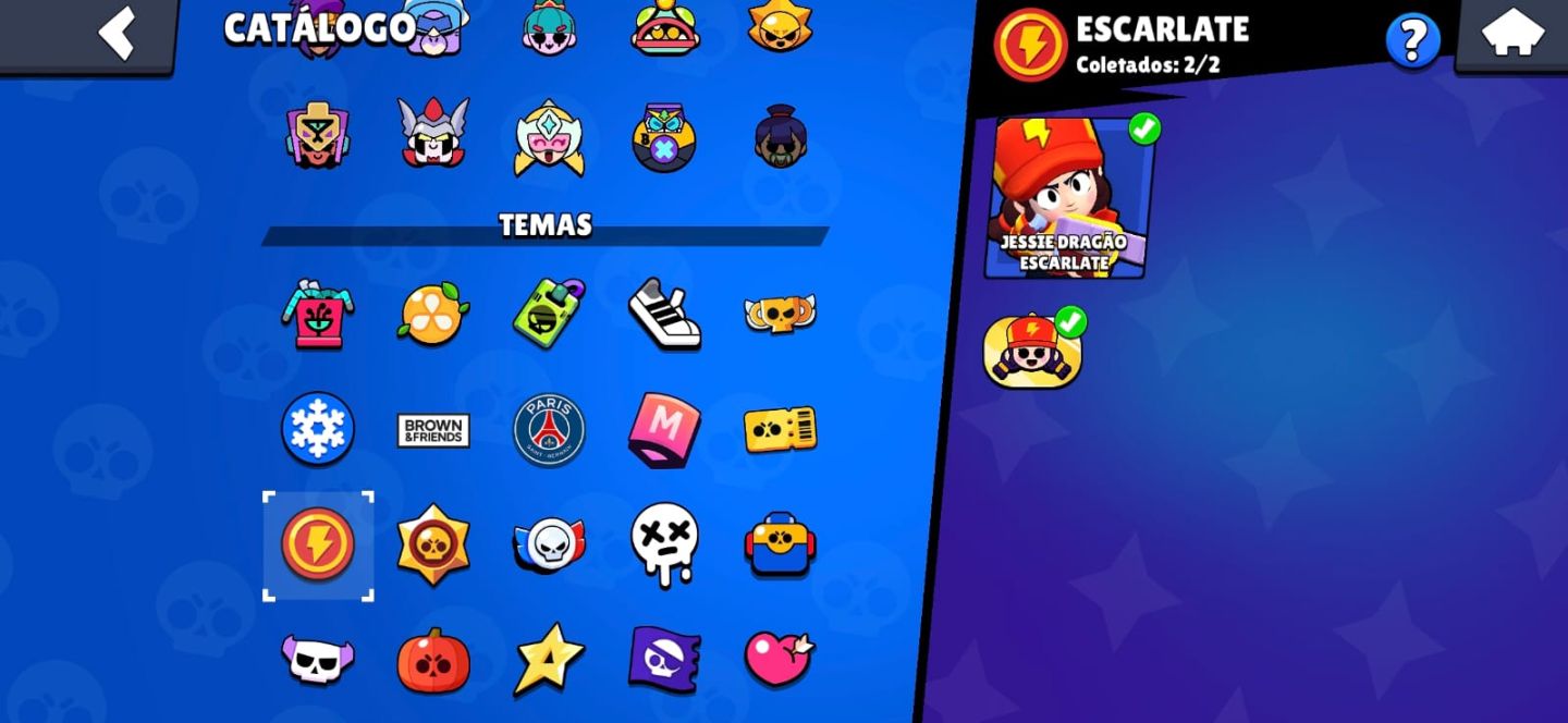 CONTA DE BRAWL STARS ANTIGA 105K DE TROFEUS JUNTO COM CLASH ROYALE 11K+ TROFEU