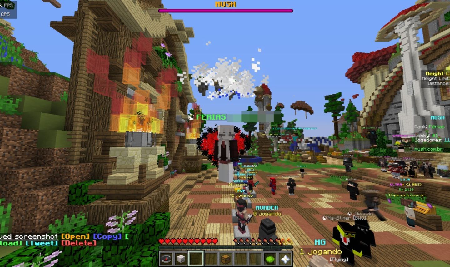 CONTA MINECRAFT FULL ACESSO COM VIP ULTRA E PLUS + NO HYLEX