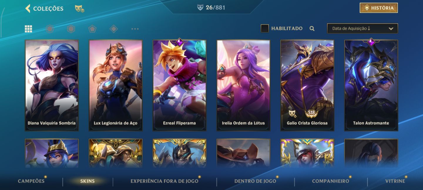 Conta Wild Rift Grão Mestre