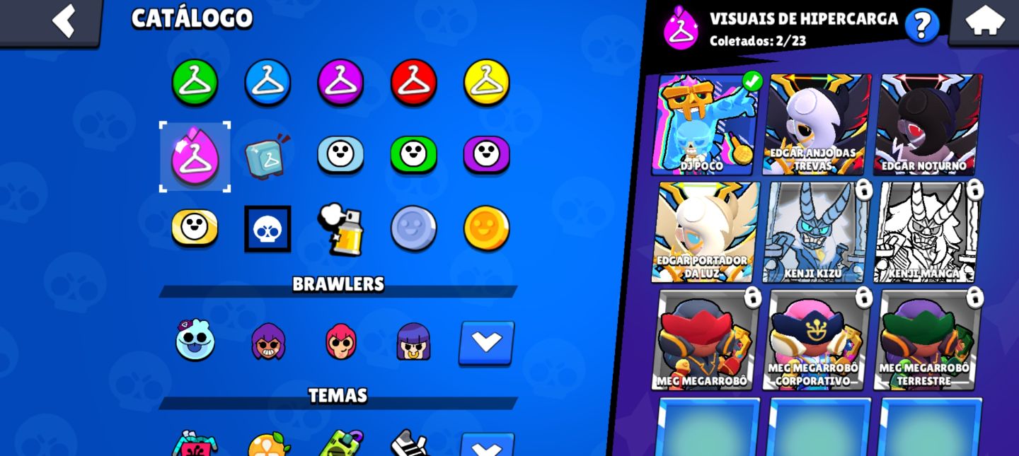 CONTA DE BRAWL STARS 25K DE TROFÉUS 82 BRAWLERS