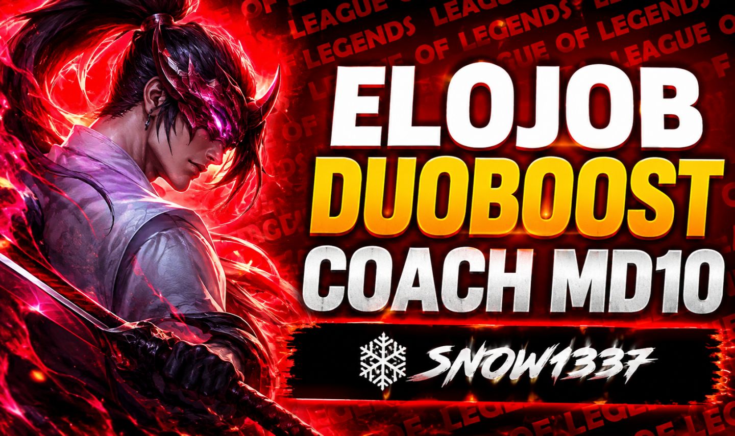 ELOJOB - DUOBOOST - PROMOÇÃO DE OUTUBRO LEAGUE OF LEGENDS!