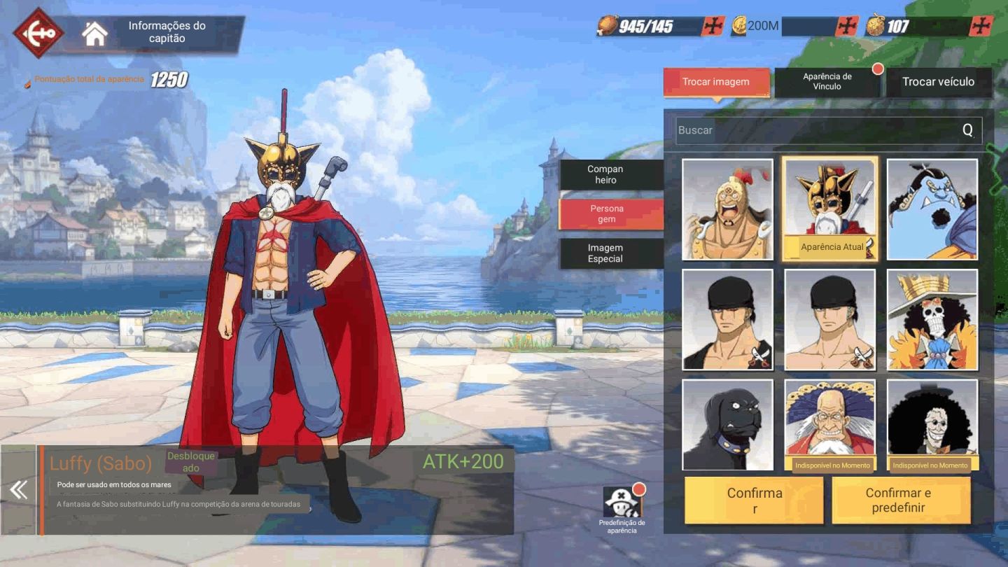 Uma conta muito boa de one piece fighting path com vários SS