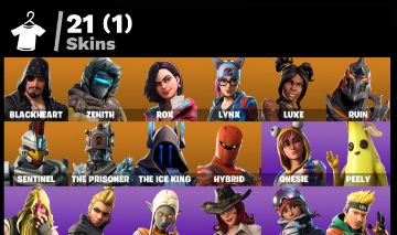 CONTA FORTNITE 21 SKINS HOT MARAT