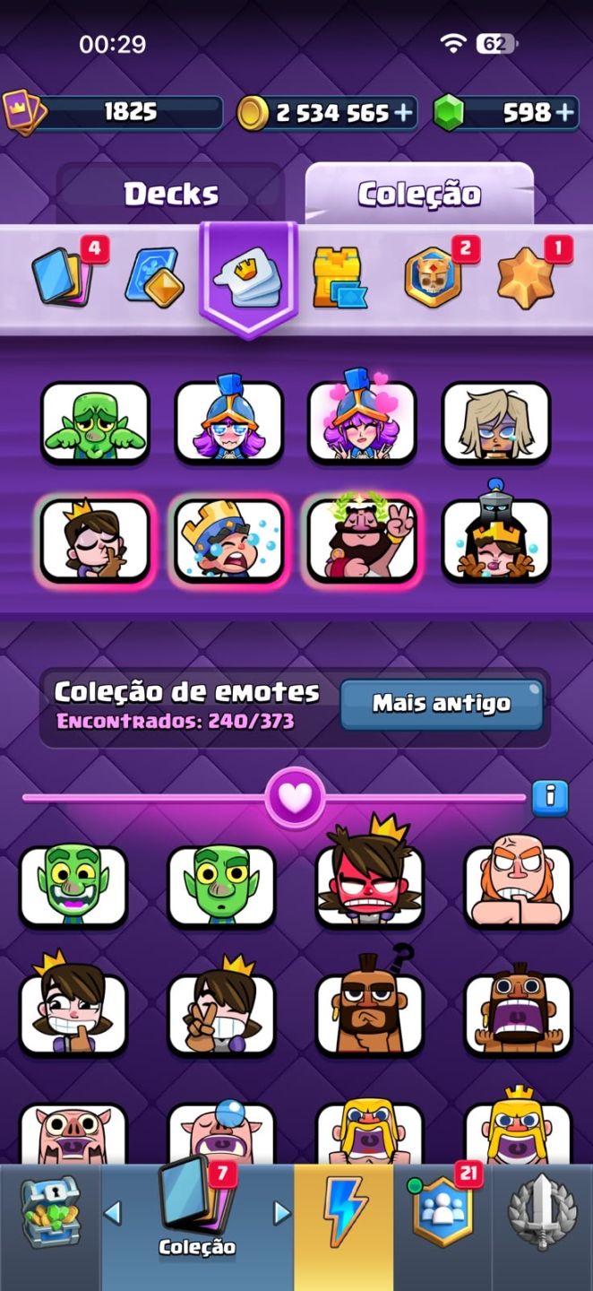CONTA DE CLASH DE ROYALE DE ALTO NÍVEL À VENDA!