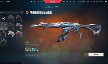 CONTA VALORANT SKINS - PLATINA 2 - 3k GASTOS - VANDAL PRIMORDIUM
