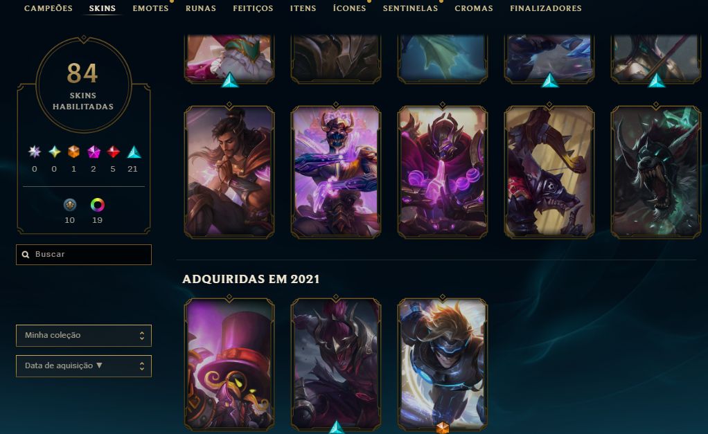 [Entrega Automática] Lol Esmeralda, 84 Skins, + Raras! Honra 4, 36K Ea, Lvl 100