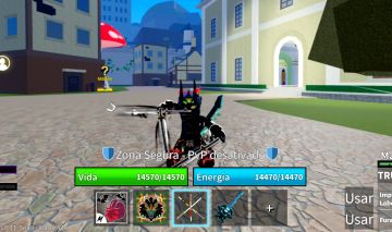 Conta com todas as Gamepass e 10 fruitas perm | Dragon, kitsune, portal etc...