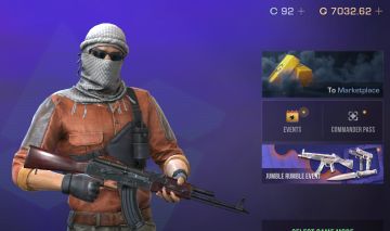Conta de standoff 2 com 7032.68 golds