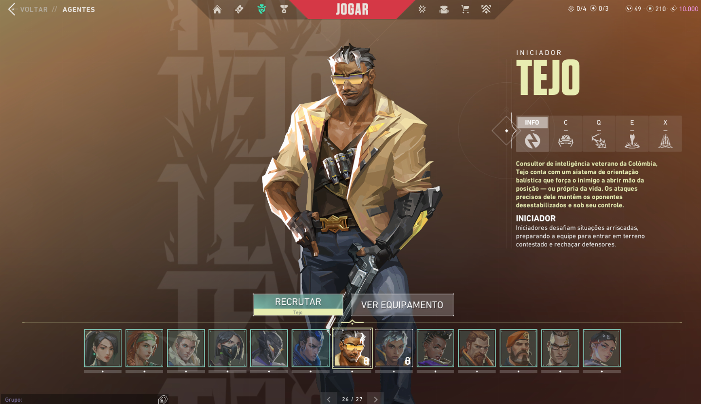 Conta Valorant faca Xenohunter, mmr baixo e algumas skins