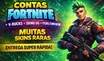 Fortnite Contas com Skins aleatórias e mais, V-Bucks e Fundador