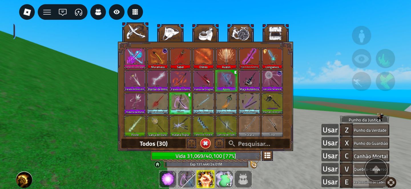 CONTA DE ROBLOX COM 40% DE DESCONTO BLOX FRUITS + KING LEGACY ENTRE OUTROS JOGOS