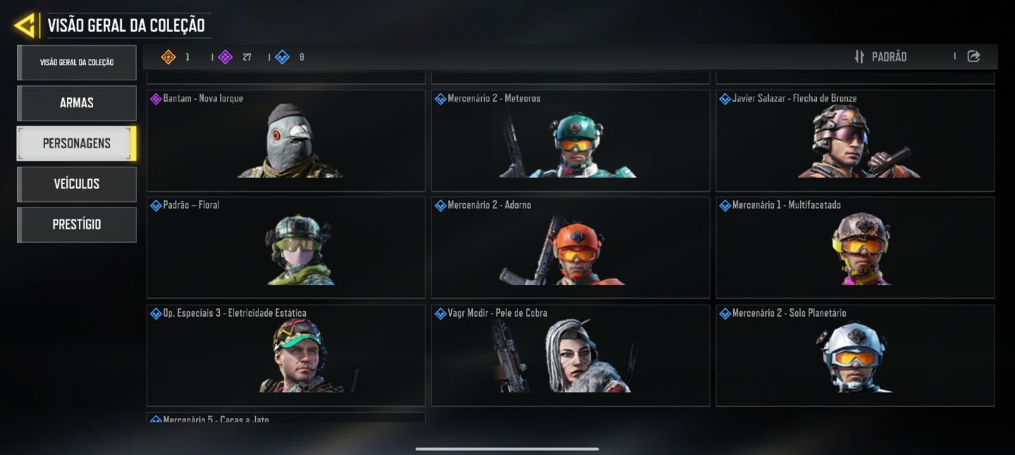 Conta de CALL OF DUTY (MOBILE) ANTIGAAAAAA!!!!!