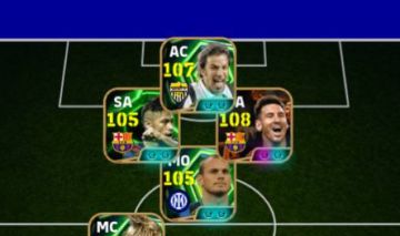 CONTA SEMI-FULL! MESSI 108 BLITZ + NEYMAR 2015 + NEDVED 106 + PIQUE 107 E+++++!