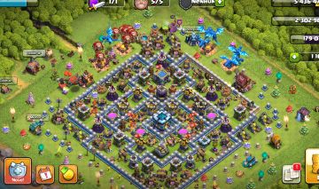 CONTA DE CLASH OF CLANS CV 13 COM DOIS PASSES DO ROBÔ