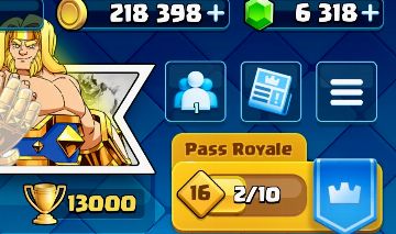 Conta Clash Royale 13000 Troféus