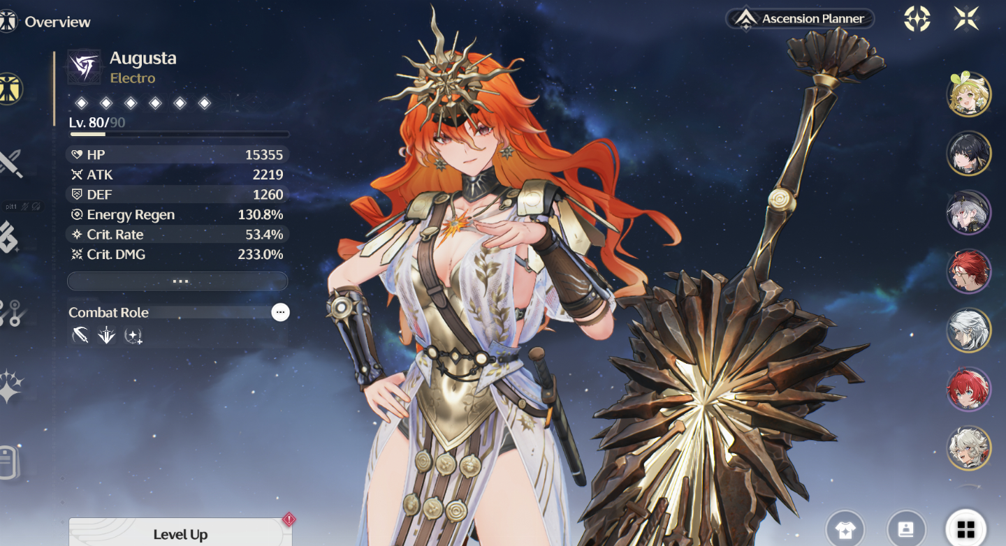 CONTA WUTHERING WAVES END GAME COM LUCY E REBECCA