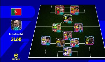 CONTA EFOOTBALL PACK DE PORTUGAL, GULLIT 108 E +