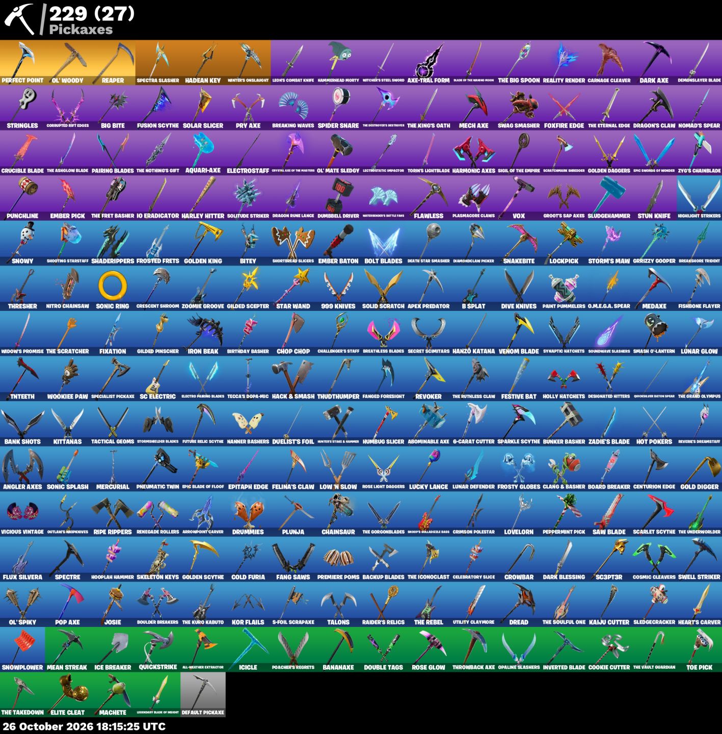 Conta Fortnite 200+ skins World Warrior | OG STW | Reaper | 250+ emotes